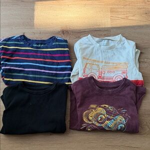 Long Sleeve 4T Long Sleeve Shirt Bundle - mixed brands.